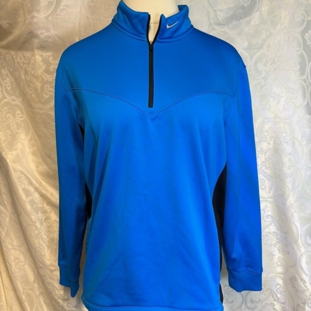 Nike Golf Blue Therma-Fit Pullover